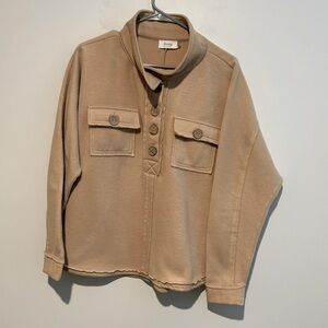 Blue Ivy Pullover Jacket/Top with Front Button Down